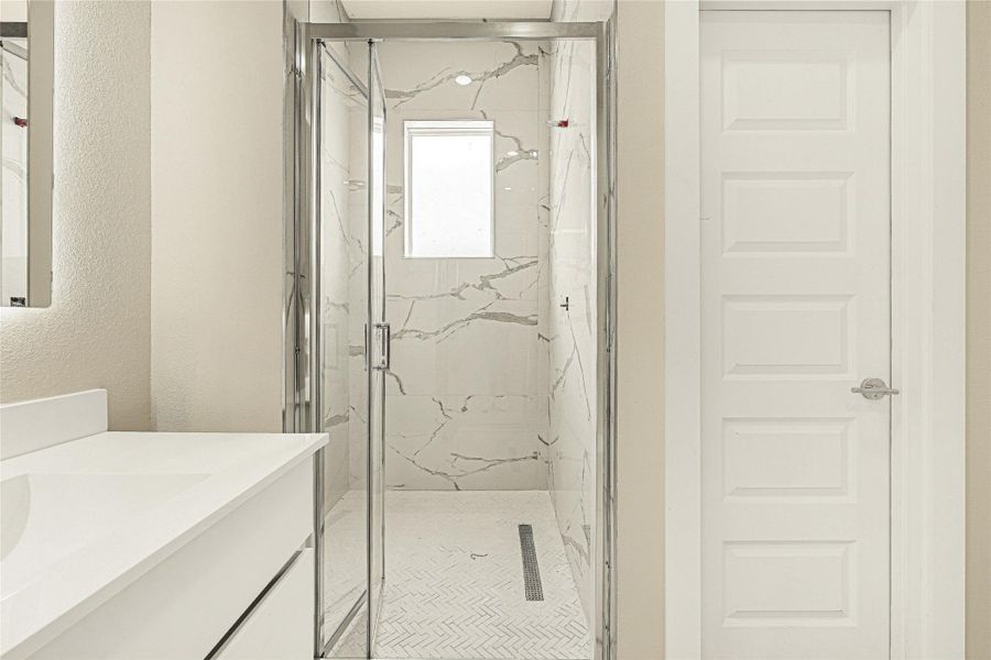 Furnished interior view inside a new home in , Houston (Image 9).