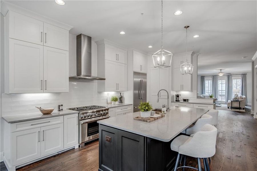 Furnished interior view inside a new home in Laurel View, Suwanee (Image 18).