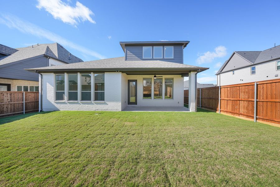 Exterior details and patio area of a home in Aster Park, McKinney (Image 4). Exterior details and patio area of a home in Aster Park, McKinney (Image 4).