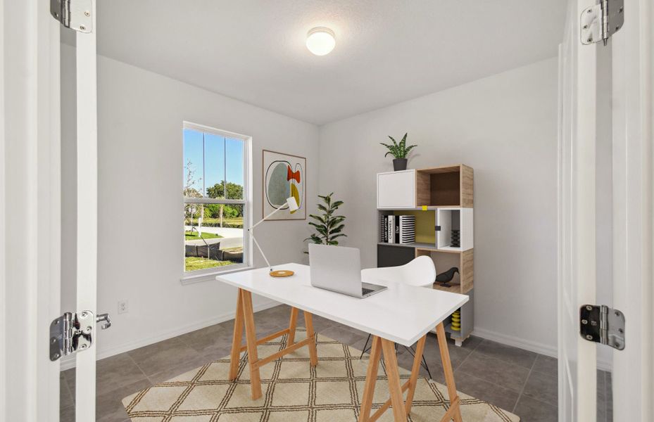 Furnished interior view inside a new home in Evergreen, Thonotosassa (Image 8).