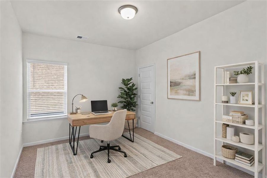 Furnished interior view inside a new home in Emerald Oaks Estates, Rome (Image 19).