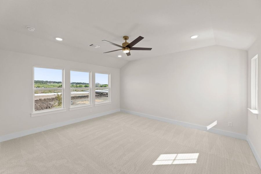 Spacious, unfurnished interior of a new home in Cottage Collection at Harvest, Argyle (Image 21).