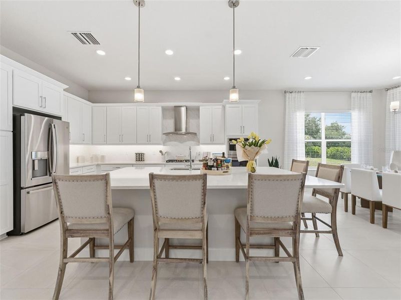 Furnished interior view inside a new home in Valencia Ridge (55+), Wesley Chapel (Image 9). Furnished interior view inside a new home in Valencia Ridge (55+), Wesley Chapel (Image 9).
