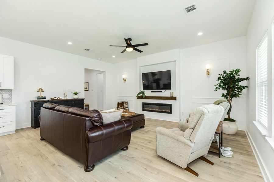 Furnished interior view inside a new home in , West Columbia (Image 32).