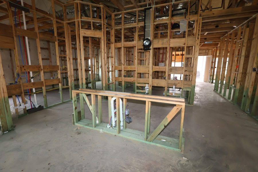In-progress construction of a new home in Meridiana - Ascent Collection, Manvel, TX (Image 9).