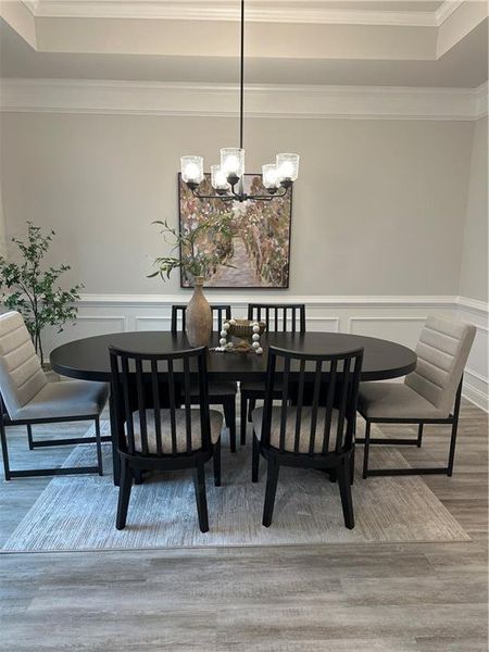 Furnished interior view inside a new home in Mirror Lake at South Harbour, Villa Rica (Image 11).