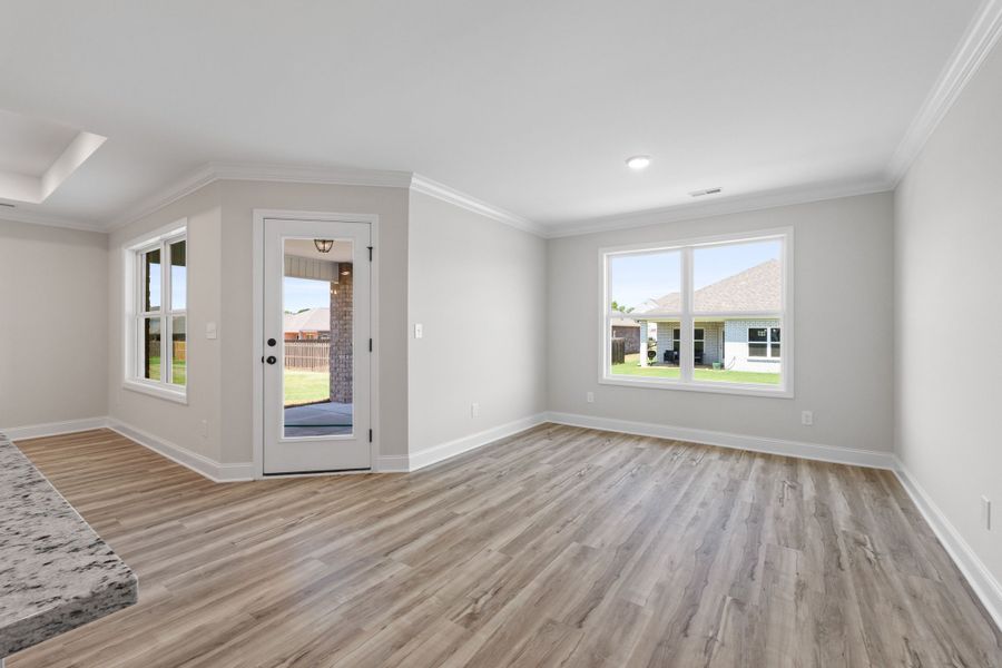 Representative unfurnished interior of a home built from the The Everett C by Davidson Homes LLC in Waverly Estates, Josephine (Image 14).