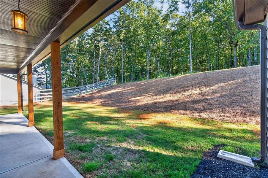 Exterior details and patio area of a home in , Dawsonville (Image 3).