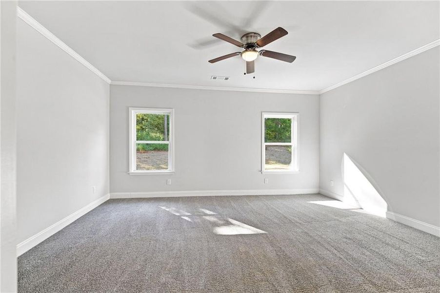 Spacious, unfurnished interior of a new home in , Gray (Image 30).