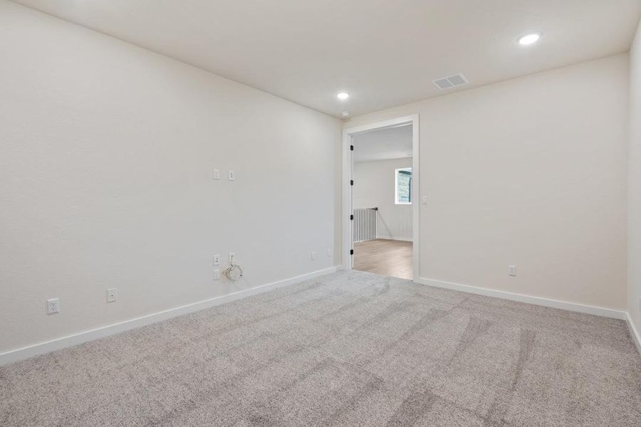 Spacious, unfurnished interior of a new home in Park Collection at Heritage, Dripping Springs (Image 19). Spacious, unfurnished interior of a new home in Park Collection at Heritage, Dripping Springs (Image 19).