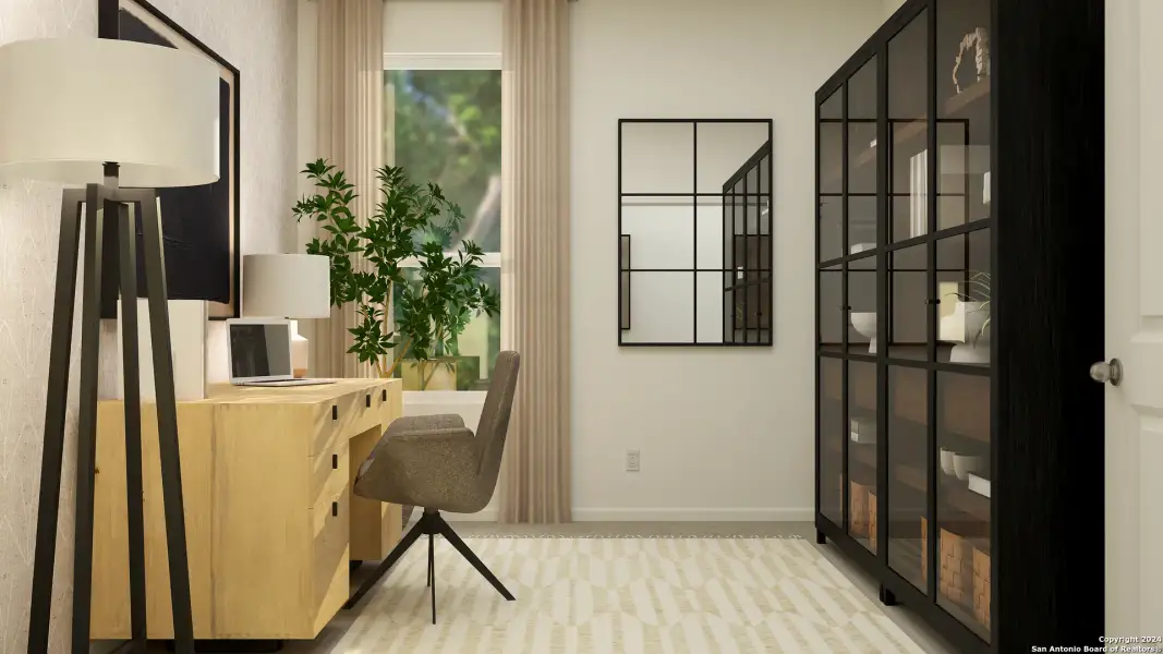 Furnished interior view inside a new home in Guadalupe Heights, Seguin (Image 4).
