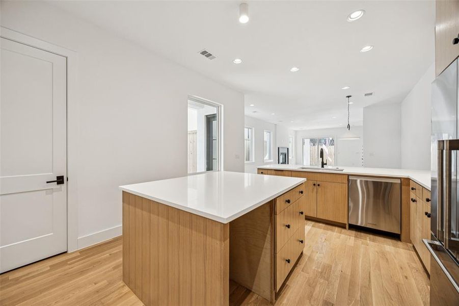 Furnished interior view inside a new home in , Dallas (Image 8).