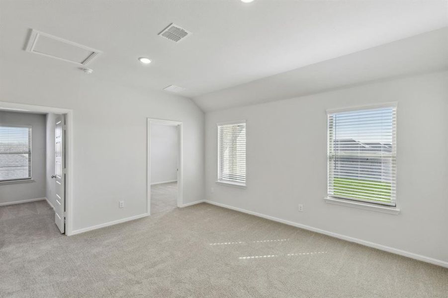 Game Room in the Holden home plan by Trophy Signature Homes – REPRESENTATIVE PHOTO