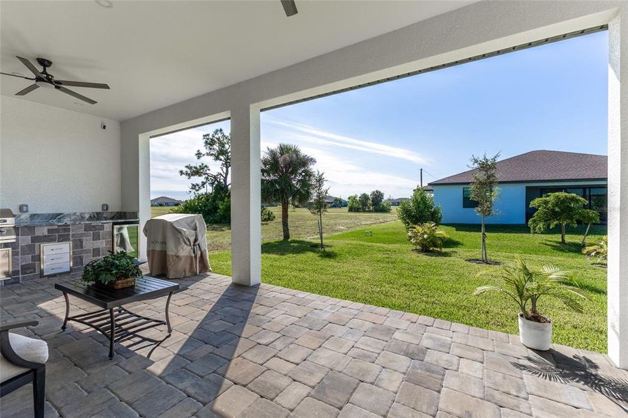 Exterior details and patio area of a home in , Cape Coral (Image 36). Exterior details and patio area of a home in , Cape Coral (Image 36).