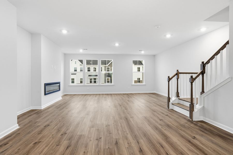 Spacious, unfurnished interior of a new home in Renaissance at White Oak, Garner (Image 19).