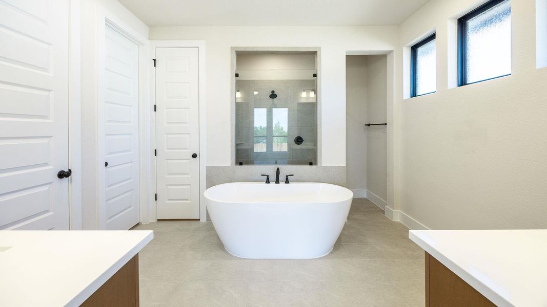Furnished interior view inside a new home in Parkside Peninsula, Georgetown (Image 7).