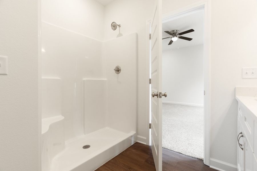 Furnished interior in a model home at Homewood Estates in Crestview (Image 17).