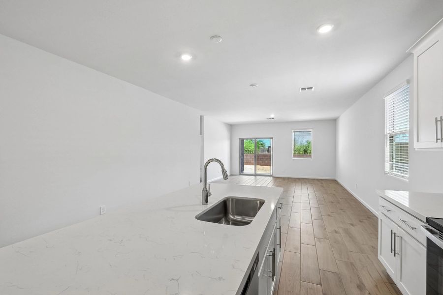 Kitchen and great room