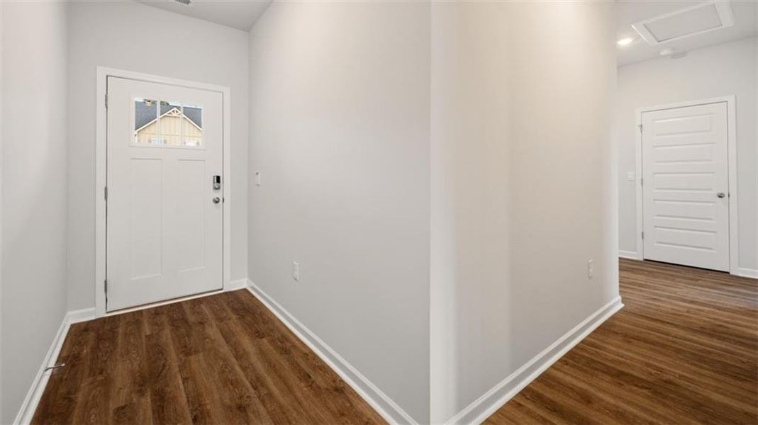 Spacious, unfurnished interior of a new home in Preserve at Dove Creek, Statham (Image 27). Spacious, unfurnished interior of a new home in Preserve at Dove Creek, Statham (Image 27).