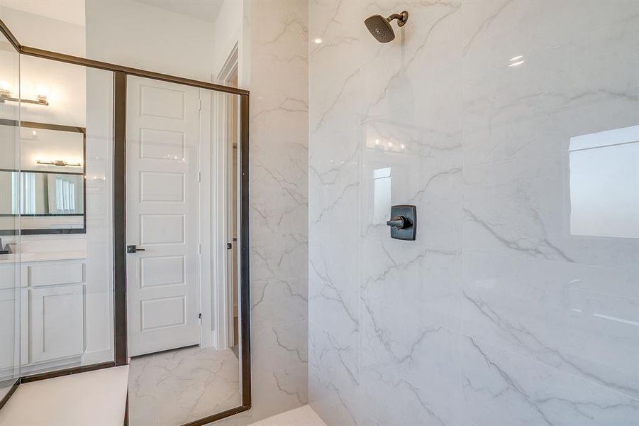 Close-up of interior finishes inside a home in Waterfall Ranch, Waxahachie (Image 14).