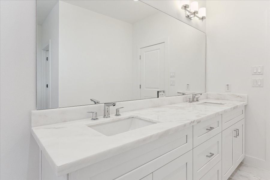 Spacious Marble Counters with Extra Storage * Modern Fixtures. Spacious Marble Counters with Extra Storage * Modern Fixtures.