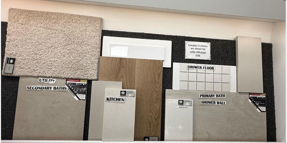 Sample of building materials used in homes in Wildtree, Magnolia (Image 5).