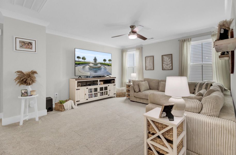 Furnished interior view inside a new home in Lochton, Summerville (Image 16). Furnished interior view inside a new home in Lochton, Summerville (Image 16).