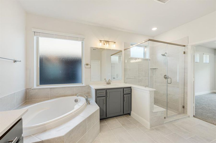 Furnished interior view inside a new home in Legacy Ranch Classic 60, Melissa (Image 9).