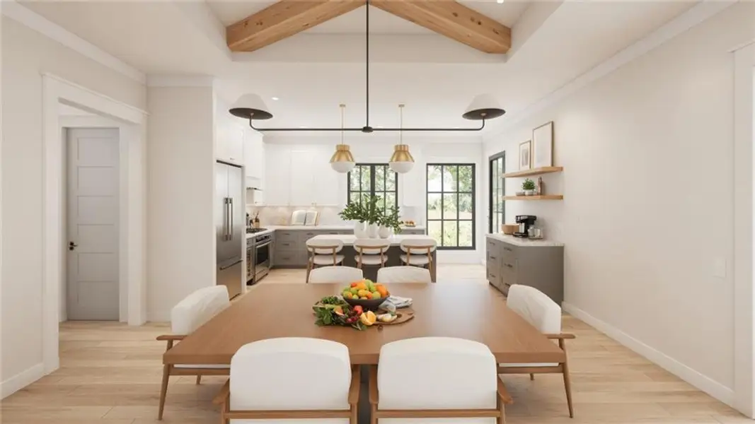 Furnished interior view inside a new home in , Buchanan (Image 10).