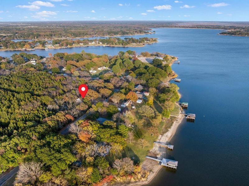 Aerial Shot of Lake View.