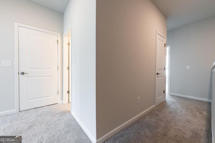 Spacious, unfurnished interior of a new home in Chimney Oaks Townhomes, Homer (Image 27). Spacious, unfurnished interior of a new home in Chimney Oaks Townhomes, Homer (Image 27).