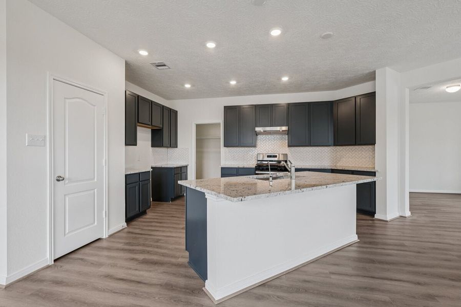 Furnished interior view inside a new home in Sunset Grove South, Hitchcock (Image 5).