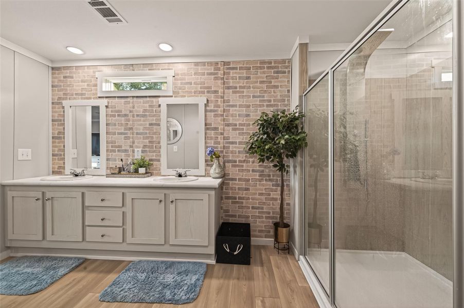 Furnished interior view inside a new home in , Cleveland (Image 15).