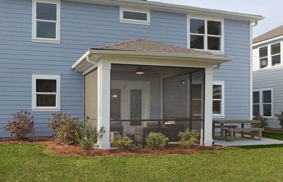 Exterior details and patio area of a home in Salem Bay, Beaufort (Image 20).