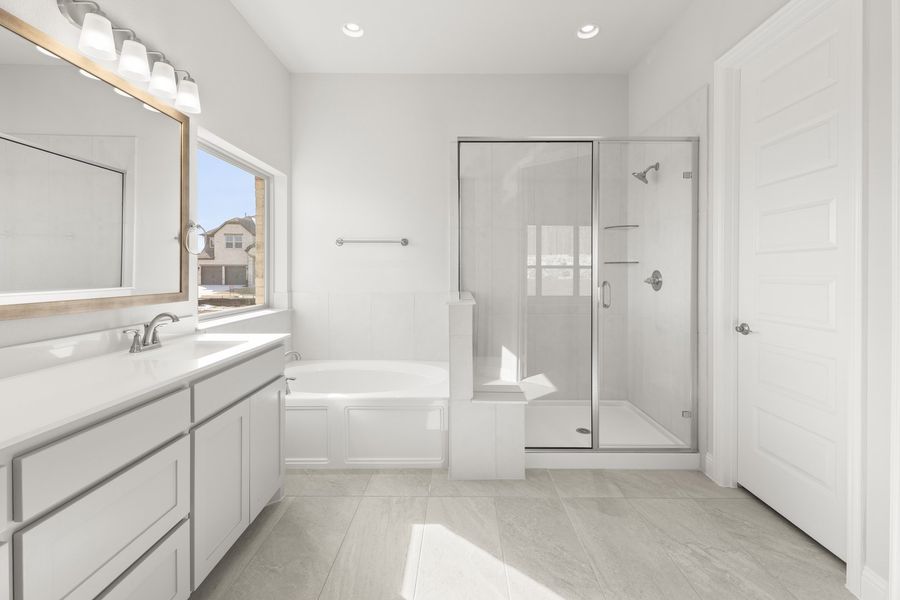 Representative furnished interior of a home built from the Glen Rose by Windsor Homes in Anna Town Square, Anna (Image 14).