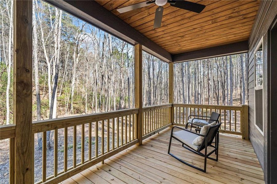 Exterior details and patio area of a home in , Talking Rock (Image 29).