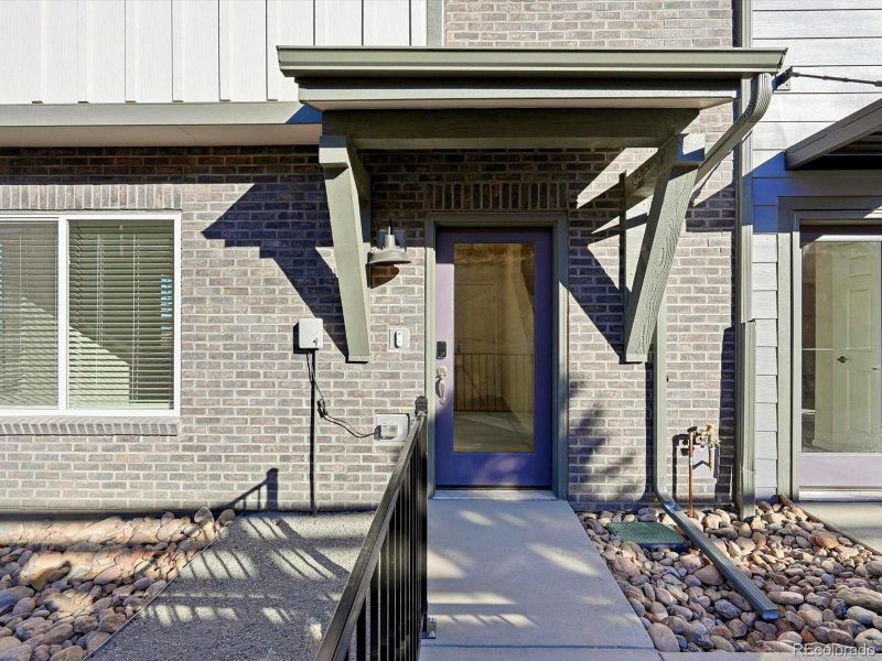Exterior details and patio area of a home in Three Hills, Morrison (Image 3).