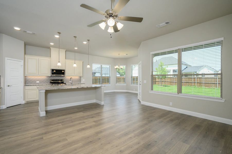 Representative furnished interior of a home built from the Austin by Stonehollow Homes in Heritage Grove, Blue Ridge (Image 11).