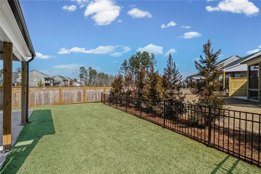 Exterior details and patio area of a home in , Canton (Image 33).