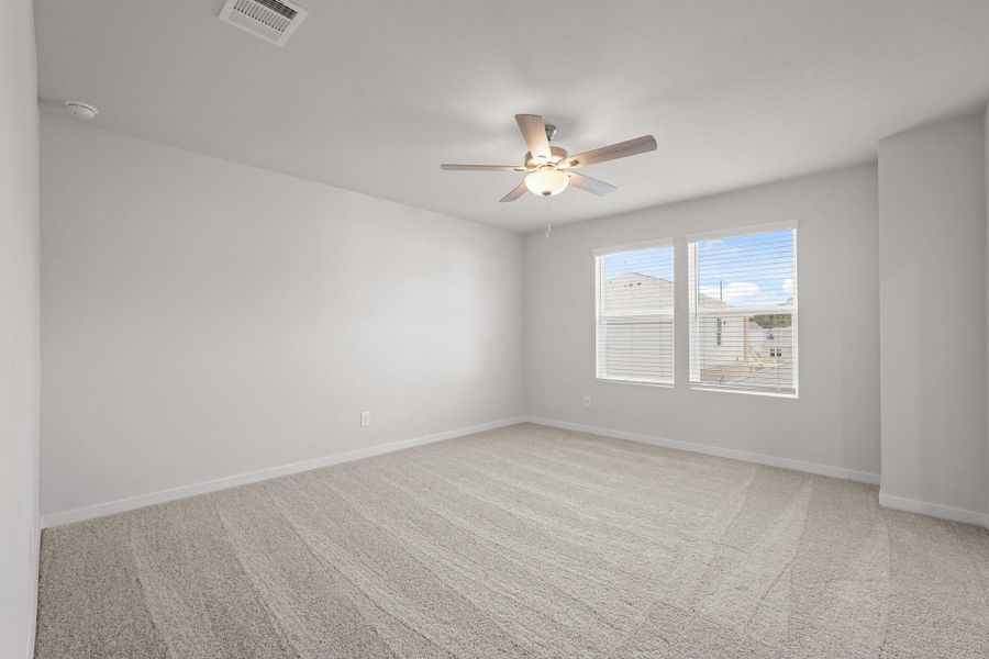 Spacious, unfurnished interior of a new home in Lakes at Black Oak, Magnolia (Image 19). Spacious, unfurnished interior of a new home in Lakes at Black Oak, Magnolia (Image 19).