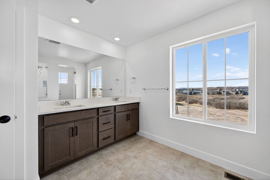 Furnished interior view inside a new home in Macanta, Castle Rock (Image 5).