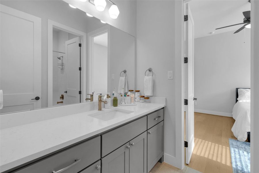 Jack-and jill bathroom