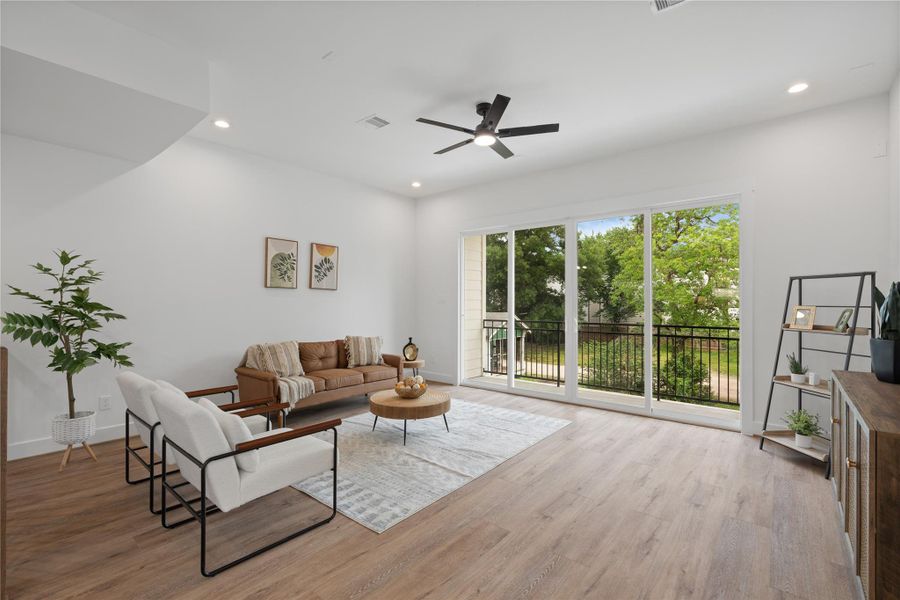 Furnished interior view inside a new home in , Houston (Image 5).