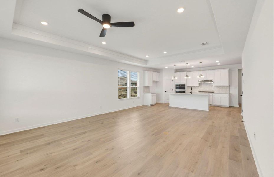 Spacious, unfurnished interior of a new home in Sunfield, Buda (Image 15). Spacious, unfurnished interior of a new home in Sunfield, Buda (Image 15).