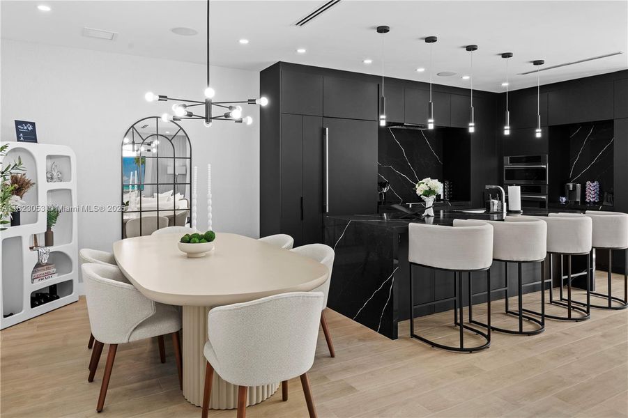 Furnished interior view inside a new home in , Miami (Image 27).