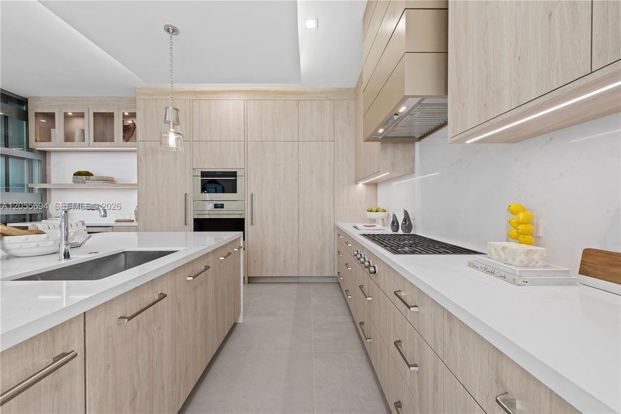 Furnished interior view inside a new home in , Fort Lauderdale (Image 53).