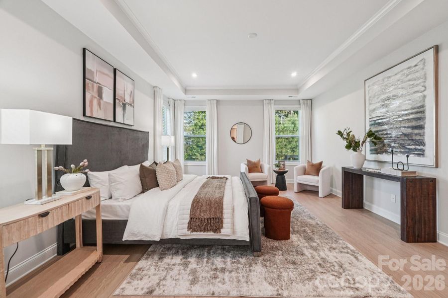 Furnished interior view inside a new home in , Charlotte (Image 28).