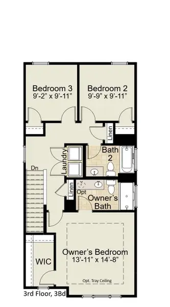 Beckett Third Floor 3BD Tray Beckett Third Floor 3BD Tray