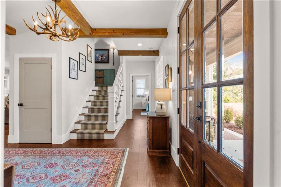 Furnished interior view inside a new home in , Monroe (Image 36).