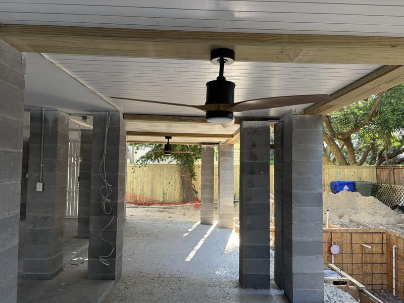 In-progress construction of a new home in , Isle Of Palms, SC (Image 23). In-progress construction of a new home in , Isle Of Palms, SC (Image 23).
